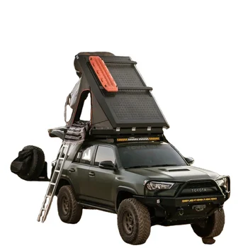 Кемпинговая автоматична палатката на покрива на камион Алуминиева палатка с твърд корпус на покрива улични палатки на покрива на превозното средство