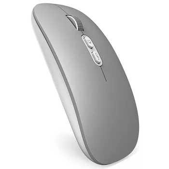 Акумулаторна безжична мишка с Ергономична преносима тиха компютърна мишка 2.4 G за лаптоп Android, Windows, Mac Безплатна доставка Препоръчваме