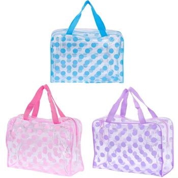 Козметични чанти женски от прозрачен PVC, пътна светкавица, прозрачна чанта-тоут, косметичка, органайзер за измиване, набор от тоалетни принадлежности, калъф