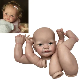22inch Tobiah Boneca Bebe Reborn Комплекти Lifelike Newborn Собственоръчно Reborn Кукла Kit Include Body And Eyes бебето бон кукла оригинал