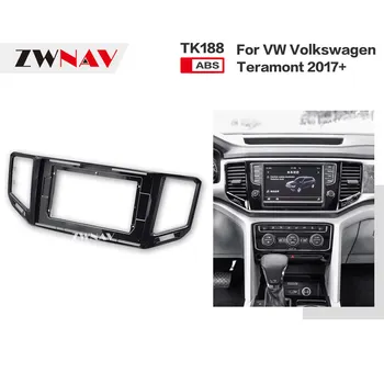 ZWNAV Автомобили двойна рамка Din радио Панел DVD арматурното табло, Вътрешно покритие за Volkswagen Teramont 2017 2018 2019