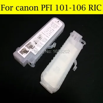 12 БР. За многократна употреба мастилницата PFI-106 за принтер Canon IPF6400 IPF6300 IPF6350 IPF6450 IPF6460 (използва се за оригиналния чип)