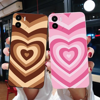 За Redmi A1 2022 Калъф Сладко Love Heart Мека Силиконова делото за Xiomi Xiaomi Redmi A1 A1 1 Plus A1 + Калъф за телефон RedmiA1 Броня
