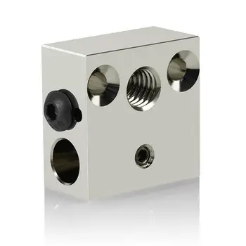 Висока алуминиев нагревателен блок, подходящ за Creality На 3 5 Serial/CR10 S4 S5/3D принтер, нагревателен блок на екструдер MK8