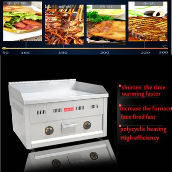 Газови скари, печка за готвене teppanyaki, машина за печене козуэй, обзавеждане за закуски в ресторанта на ФГ-610.R
