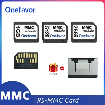 Карта Onefavor RS MMC 13pin двухрядная 128 MB 256 MB 512 MB 1 GB 2 GB Мултимедийна карта RS-MMC MMC Карта памет