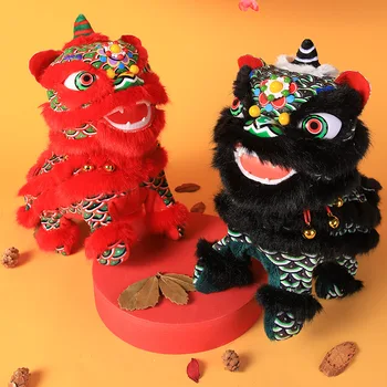 Танц на лъва, китайската Нова година, нова година на мащабни събития, предавания, костюм за кукли от карикатури