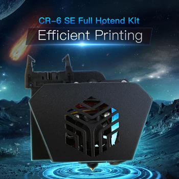 Детайли за 3D-принтер CRELITY, точност ръководят Ефективно Отопление И Отвеждане на топлина, Напълно Сглобени Екструдер Hotend Комплект За CR-6 SE
