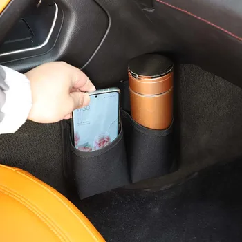 За Chevrolet Corvette C7 2014-19 автомобилен стайлинг, втори пилот, държач за чаша за вода, чанта за съхранение на чаши за вода, аксесоари за промяна на интериора