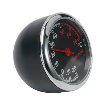 Цифров часовник за интериора на мини-автомобила, термометър, измерители за измерване, през цялата машина за висока точност термометър за декорация за арматурното табло