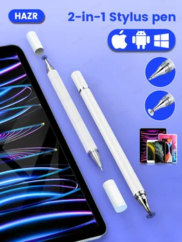 Сензорна писалка HAZR 2 в 1 за таблет Писалка за сензорния екран, Android, iOS таблет телефон молив за iPad Xiaomi Huawei Samsung Oppo
