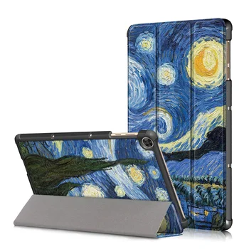 За Huawei Enjoy Tablet 2 10,1 Honor Pad 6 Калъф за таблет MatePad T10S 10,1 Противоударная Мека Сгъваема Поставка Магнитен Кожен Калъф