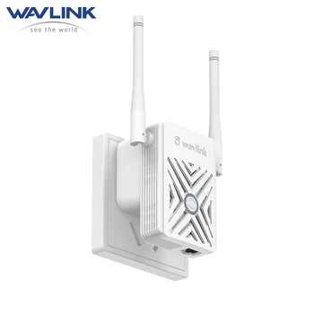 Wavlink N300 Безжична точка за достъп/Ретранслатор С 2 Регулируеми Антени 2.4 Ghz Удължител Ретранслатор Усилвател на Рутер за Домашни Мрежово Оборудване