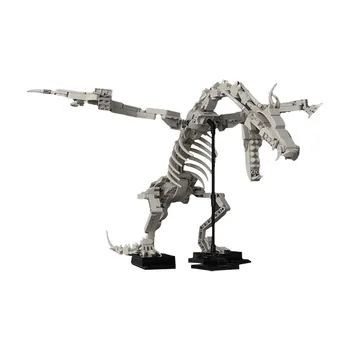 MOC 21320 Ископаемый Дракон Скелет Мозазавра Набор от Градивни Блокове Динозавър 