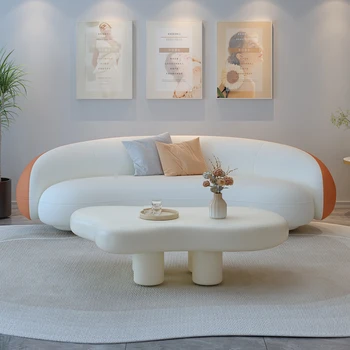 Луксозен секционни диван, дизайнерски детски диван за хола Cloud Air, стол за сън, люлеещ се стол Cadeira Gamer, театрална мебели SQC