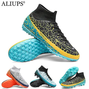 ALIUPS Размери 35-47, футболни обувки за вътрешно покритие, мъжки маратонки, оригинални футболни обувки AG TF, детски футболни обувки, обувки за мини футбол, обувки за мини футбол