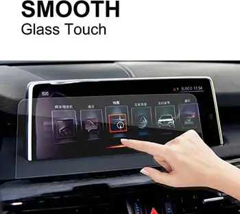 Авто Навигация Протектор на екрана, за да 2014-2018 X5/X6 F15 F16, авто Информационно-развлекателен Стереодисплей от закалено Стъкло Твърдост 9H