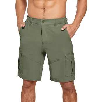 Мъжки градски военни тактически панталони, улични водоустойчив износоустойчиви шорти-карго, бързо съхнещи туристически панталони големи размери с множество джобове