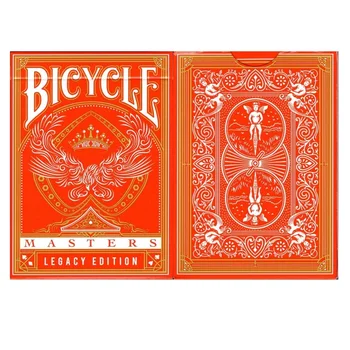 Red Bicycle Masters Legacy Edition карти за Игра Размера на тесте за покер Магически игри с карти Подпори за фокуси