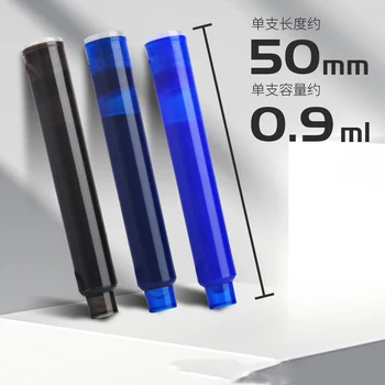 10шт 3,4 мм Чернильная дръжка за зареждане стираемых черни, сини касети с мастило за автоматична писалка за оправяне на дръжки Канцеларски материали, ученически пособия