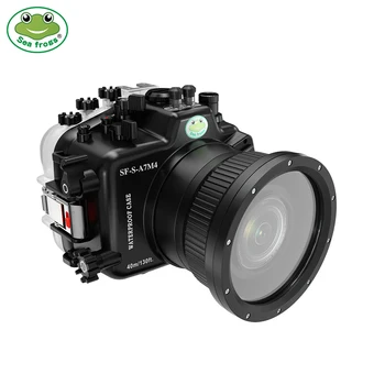 Калъф за фотоапарат за подводно плуване Seafrogs За Sony A7 Mark IV За FE 3,5-5. /28-70 Обектив Подводен Водоустойчив Корпус На Камерата 2022