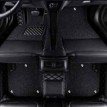 Обичай автомобилни стелки за Audi Audi Q7 2006-2015 6-местни детайли на интериора автоаксесоари двуетажни подвижни
