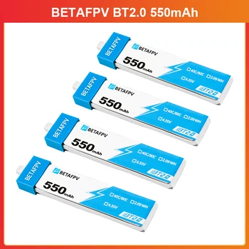 BETAFPV BT2.0 550 mah 1 S 40C HV Батерия 4 бр./8 бр. за Cetus Pro/Cetus X Батерия Радиоуправляемого Дрона