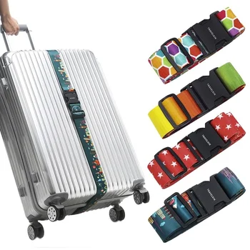 Нови регулируеми багаж колани, пътен опаковъчен колан, презрамка за куфар, обтегач за пътуване, багажното колан с парола