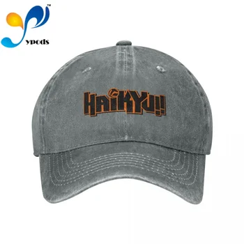 Haikyuu Деним бейзболна шапка възстановяване на предишното положение Шапки Есен-Лятна Шапка за Мъже И Жени Шапки S Casquette шапки
