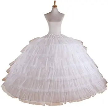 Мулти-окото на буйна долната пола с кринолином, долната пола за жените, бална рокля, пищни сватбена рокля, аксесоар