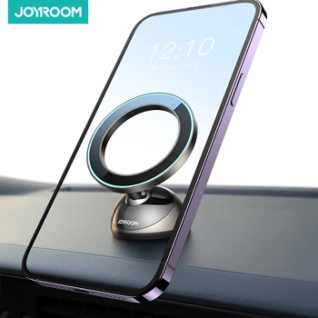 Магнитното за определяне на JOYROOM, метален магнитен държач телефон за кола, обновен кола за арматурното табло с клейкостью 3 М за iPhone 14 13