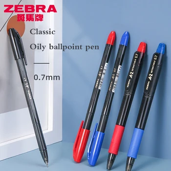 5/10 бр. химикалка писалка Japan Zebra за студенти, специална нажимная химикалка писалка с пулевидной глава, гладка и бързосъхнеща химикалка писалка 0,7 мм