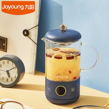 Joyoung Мултифункционален електрически чайник WY500, мини-тенджера за домашния офис, овесена каша, яхния, супа, десерт, цветя чай, 600 мл