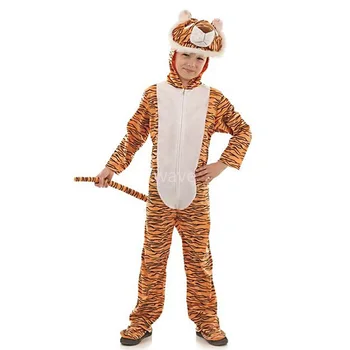 Детски костюм за моделиране на животното Тигър, костюм за cosplay за Хелоуин, с костюм за ролеви игри, костюм за изяви