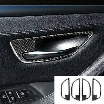 Вратата дръжката е от въглеродни влакна, рамка, тампон за BMW 5 серия F10 F11 F07 F18 2011-2017