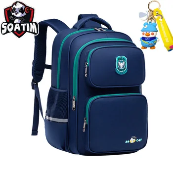 Водоустойчива чанта за началното училище, детска раница, детски училищни чанти за момчета и момичета, голям ортопедичен раница за пътуване mochila infantil