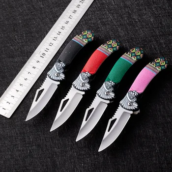 2024 многофункционален плодов нож от неръждаема стомана сгъваем нож открит преносим нож сгъваем нож с висока твърдост