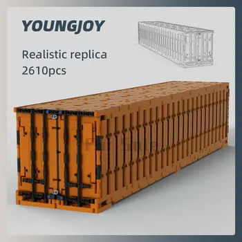 Moc-31414 40 фута контейнер за доставка на Модела 2610 бр. може да се свърже с камиони, свързващ технология на строителни блокове, монтажна играчка