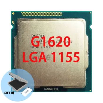 Процесор Intel Celeron G1620 (кеш, 2 М, На 2.70 Ghz) Двуядрен процесор в LGA 1155 пакет 100% в добро състояние Настолен процесор