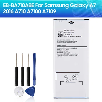За Samsung Взаимозаменяеми Батерия EB-BA710ABE EB-BA710ABA за Samsung GALAXY A7 2016 A7100 A7109 A710 A710F Батерия за телефона 3300 mah