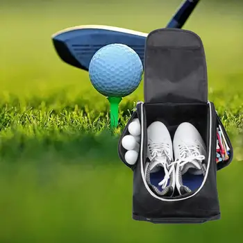 Чанта за съхранение на обувки за голф, найлонов лесен за употреба за топка за голф, преносима многофункционална спортна обувки, чанта за възрастни, спортна чанта за възрастни