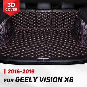 Автоматично подложка за багажника с пълно покритие за GEELY Vision X6 2016-2019 18 17, авто подложка за багажника, аксесоари за защита на интериора