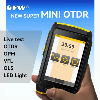 OFW OTDR FWT-100 Активен Влакна тест в реално Време 1550 nm 20 db 80 км Влакна Рефлектометр otdr Сензорен Екран OPM VFL OLS Тестер