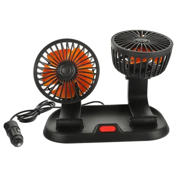 Автомобилни преносими климатици за охлаждане на вентилатора на автомобила двухголовочные фенове на Автобуса Автомобили Лятото Регулируема