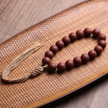 18 ръчни гривни от будистки мъниста с амброй и алое за мъже и жени