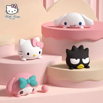 Кавайное аниме Sanrio Cinnamoroll Hello Kitty Украса на колата сладък карикатура на My Melody аксесоари за помпонов Красиви играчки за момичета