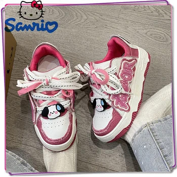 Sanrio Pachacco Cinnamoroll / Дамски обувки на дебела подметка, Есенно-Зимна Нова Ежедневни обувки, Обувки на платформа за момичета, Спортни обувки Y2K