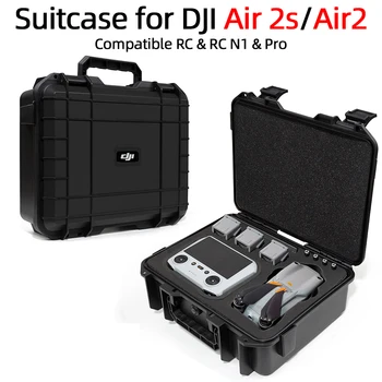 Куфар за DJI Air 2S/2 Air, който е Съвместим с контролер RC & RC N1 & Pro, Твърд Калъф, Взрывозащищенная, Устойчив На Натиск Чанта