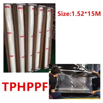 Самовосстанавливающаяся Защитно фолио TPH PPF Рибка Auto Paint за защита от надраскване с 3 слоя фолио, Винил PPF размер на 1,52x15 м