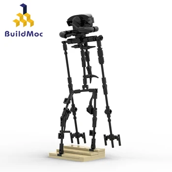 BuildMoc Бактериална Същността На Сервизни Помещения Чудовище Набор От Градивни Блокове Черен Механичен Робот Игра Тухли Играчки За Деца, Подарък За Рожден Ден
